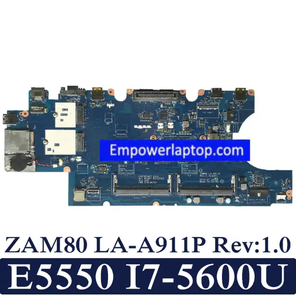 Dell Latitude E5550 ZAM80 LA-A911P Rev:1.0 I7-5600U alaplap Dell Latitude E5550 ZAM80 LA-A911P Rev:1.0 I7-5600U alaplap