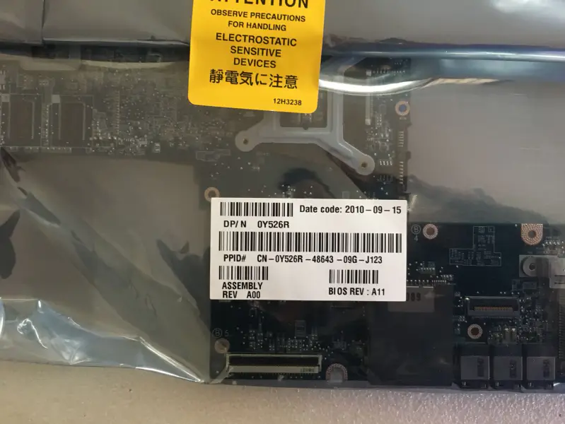 Dell Studio XPS 1340 0Y526R CN-0Y526R Y526R Alaplap DDR3 GT210M