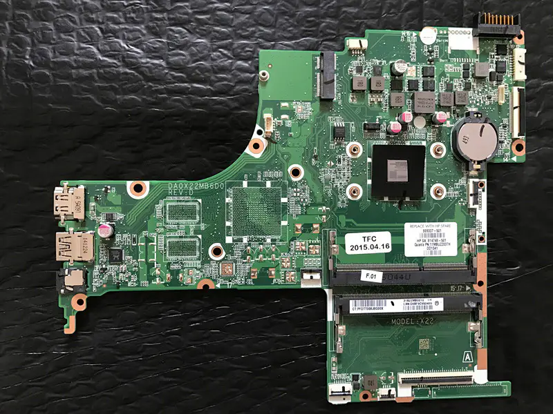 HP 809337-001 809337-501 809337-601 DA0X22MB6D0 alaplap