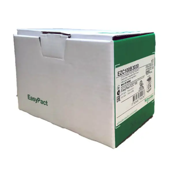3 pólusú, öntött tokos megszakító Easypact EZC100B 3P30A