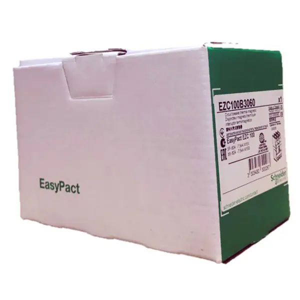 3 pólusú, öntött tokos megszakító Easypact EZC100B 3P60A