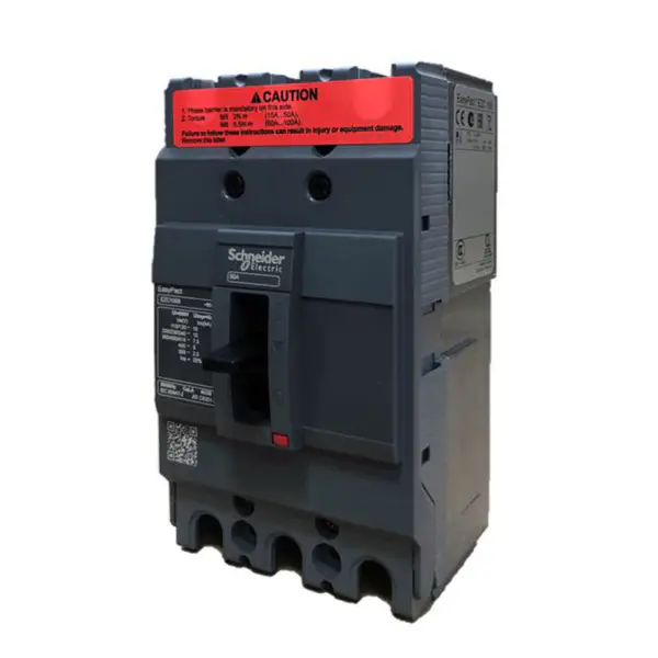 3 pólusú, öntött tokos megszakító Easypact EZC100B 3P50A
