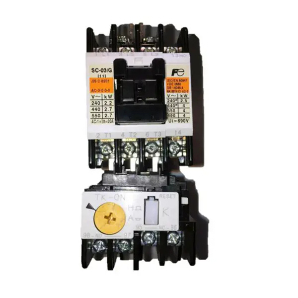 Kiváló minőségű FUJI elektromos mágneses indító SW-03 220V 0.15 ~ 0.24 A
