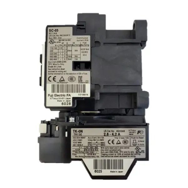 Kiváló minőségű FUJI elektromos mágneses indító SW-03 220V 2.8 ~ 4.2 A