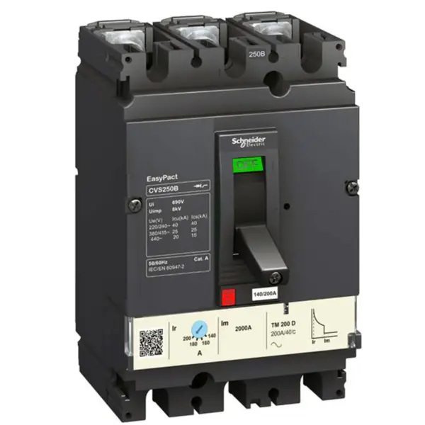 schneider EasyPact CVS250B megszakító LV525302