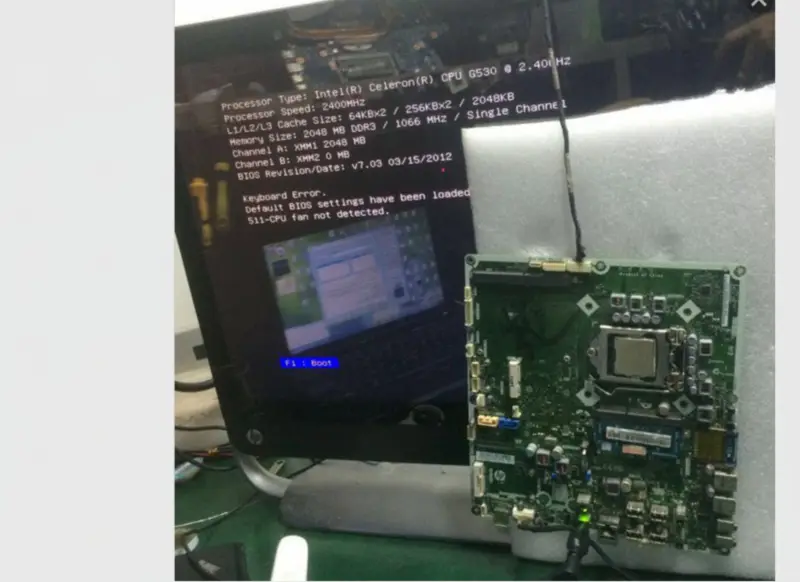HP 647046-001 TouchSmart 420 7320 Omni 220 IPISB-NK alaplap IPISB-NK