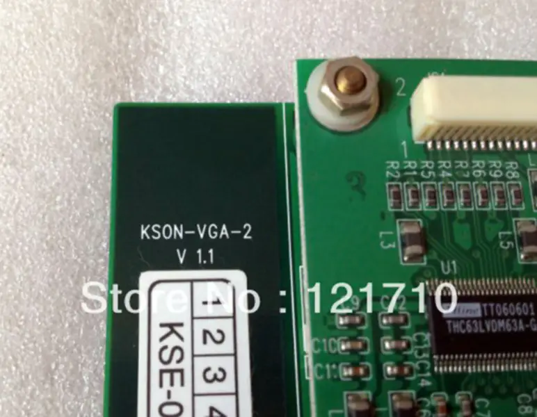 THS-2005 ISA interfészes LCD kijelző kártyák KSON-VGA-2 V 1.1 ipari alaplapok
