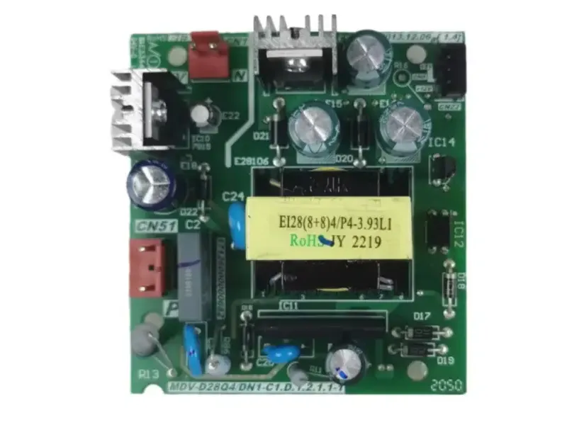 Midea MDV-D28Q4/DN1-C1.D.1.2.1.1-1 17126000000682 központi légkondicionáló vezérlő PCB áramkör