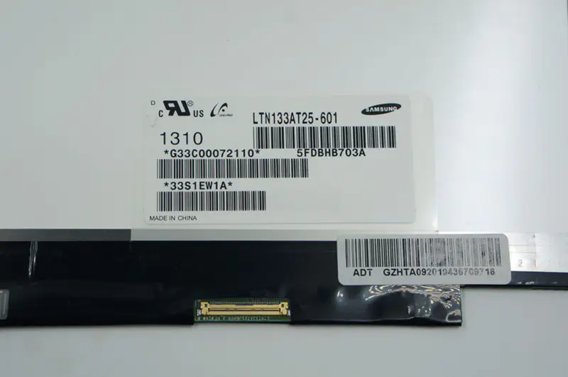 13,3 hüvelykes LCD LTN133AT25 LTN133AT25-501 601 LTN133AT25-T01 Toshiba R700 Z835 Z830 Z930 Z935 LED LCD képernyőhöz Toshiba R700 Z835 Z830 Z930 Z935 LED LCD képernyő