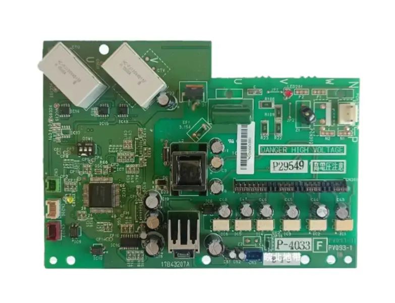 Hitachi központi légkondicionáló vezérlőpanel P29549 P-4033F áramköri PCB PV093-B1 PV093-1 17B43207A