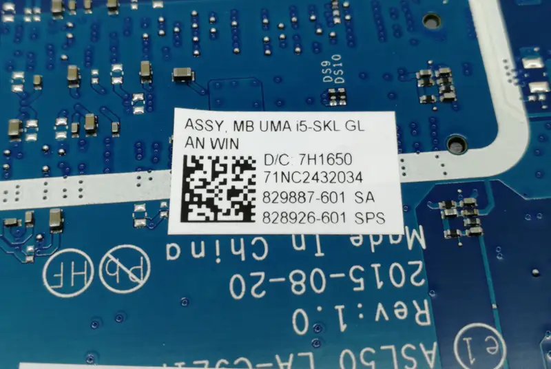 HP 858583-001 858583-501 858583-601 LA-D703P alaplap