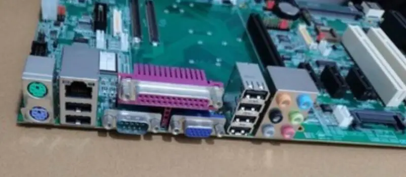 Advantech SOM-DB5700 REV.A2 Ipari alaplapi hátlapi alaplap