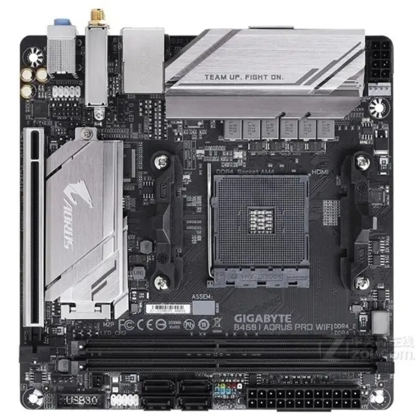 GIGABYTE B450 I AORUS PRO WIFI alaplap AM4 AMD B450 SATA 6Gb/s USB 3.1 HDMI Mini ITX AMD GIGABYTE B450 I AORUS PRO WIFI alaplap AM4 AMD B450 SATA 6Gb/s USB 3.1 HDMI Mini ITX