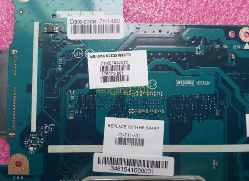 HP 774711-501 alaplap