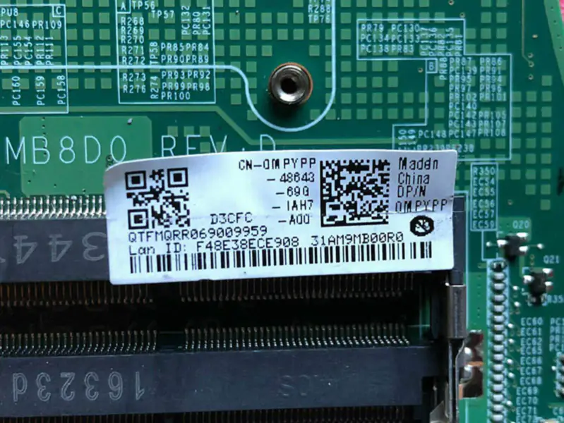 Dell MPYPP alaplap