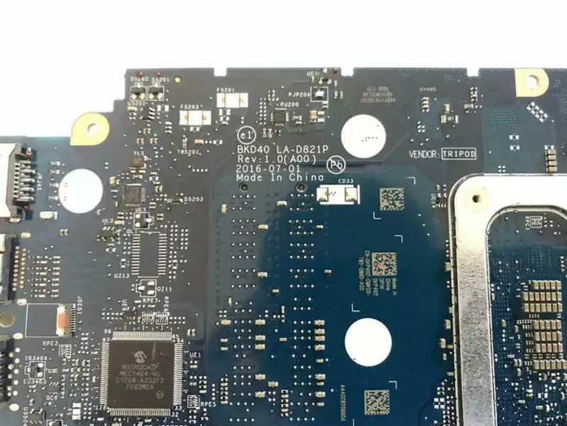 Dell LA-D821P alaplap