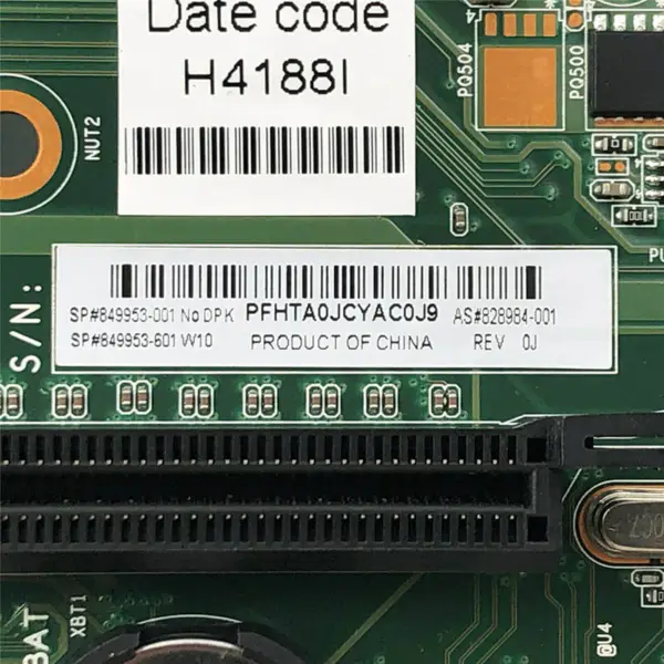 HP 828984-001 alaplap