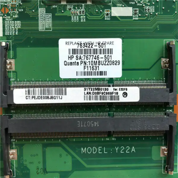 HP 767746-501 alaplap