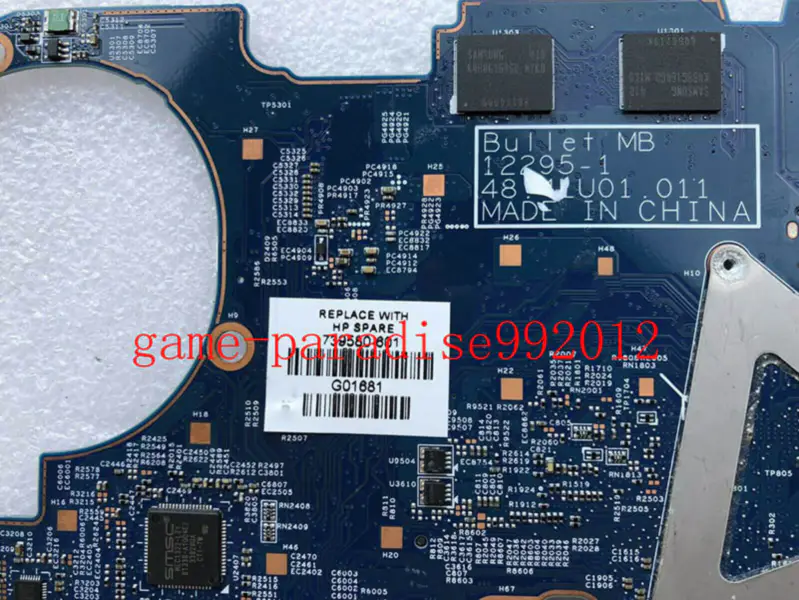 HP 739580-601 alaplap