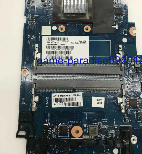 HP 911738-601 alaplap