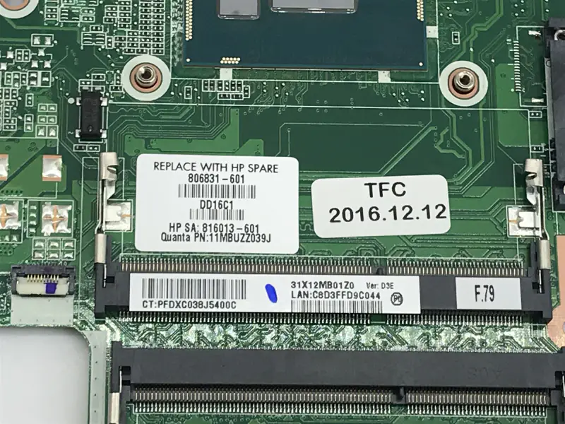 HP EliteOne 705 G2 798973-001 822827-001 AIO alaplap