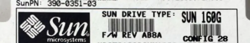 Sun SATA 540-7112-01 390-0351-03 0A33449 7200rpm 160G a Sun munkaállomás ipari alaplapjához