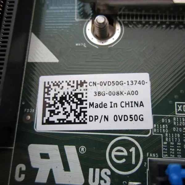 Dell 0VD50G VD50G CN-0VD50G szerver alaplap PowerEdge R420 rendszerlaphoz