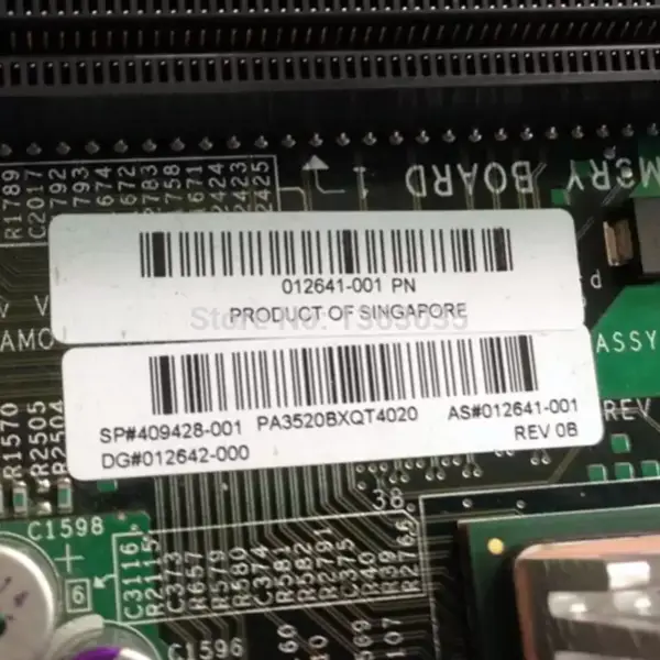 HP 409428-001 012641-001 szerver alaplap a Proliant ML370 G5-hez