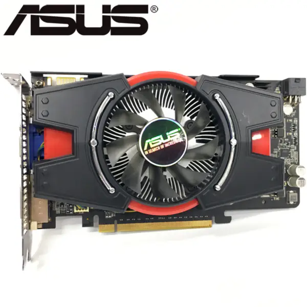 ASUS videokártya GTX 550 Ti 1GB 192Bit GDDR5 videokártyák nVIDIA Geforce GTX 550Ti használt VGA kártyák egyenértékű GTX650-hez