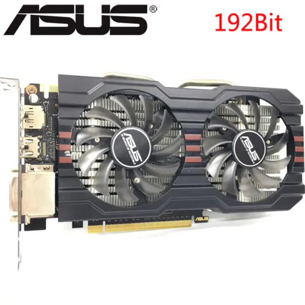 ASUS videokártya GTX 660 2GB 192Bit GDDR5 videokártyák nVIDIA Geforce GTX660 használt VGA kártyák erősebb, mint GTX 750 Ti