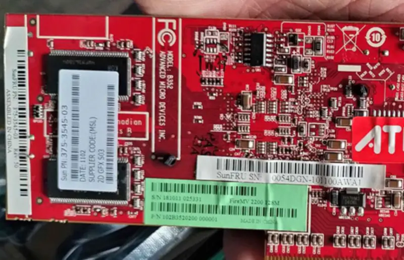 SUN 375-3545 grafikus kártya XVR-300 Ultra U45 U40 Ultra U45 U40-hez