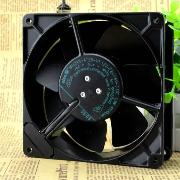 EBM W1G115-AT25-10 12V 13W 12738 13CM ventilátor 3 vezetékkel