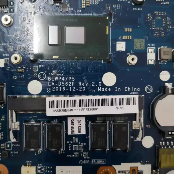Lenovo 5B20M41058 BIWP4 P5 LA-D562P Ideapad 110-15ISK alaplap
