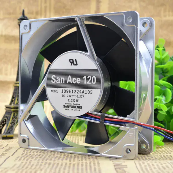Sanyo 109E1224A105 24V 0,37A 12cm 12038 ventilátor
