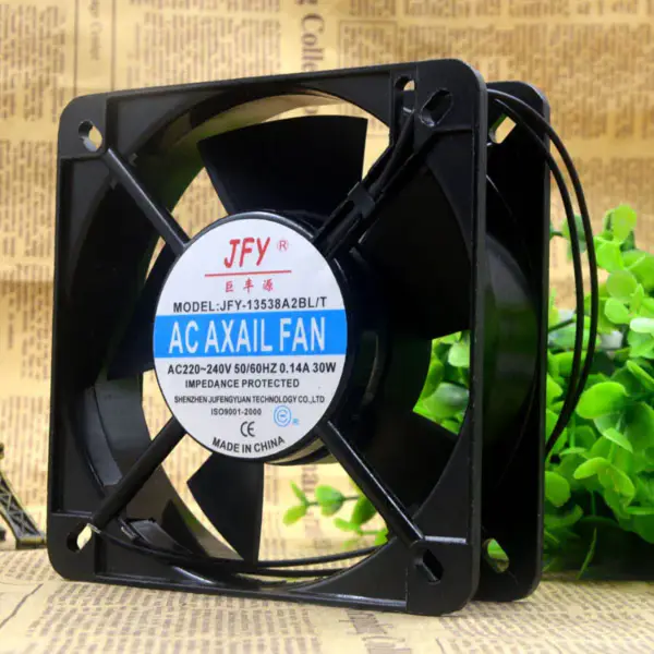 JFY JFY-13538A2BL/T 220V 30W 0.14A 13.5CM ventilátor 220V 30W 0.14A 13.5CM ventilátor
