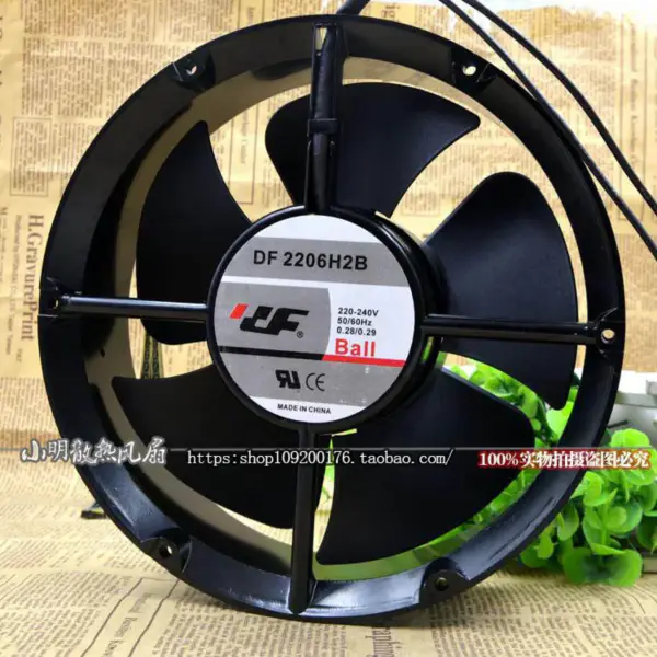 DF 2206H2B 220v 0.28a 20060 20CM ventilátor