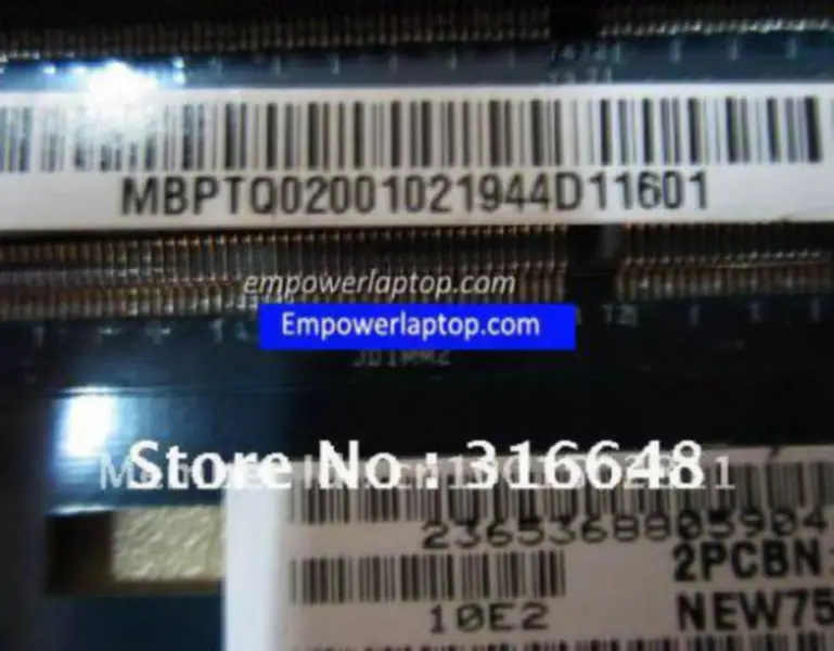 Acer 5551 MBPTQ02001 LA-5912P 75 alaplap