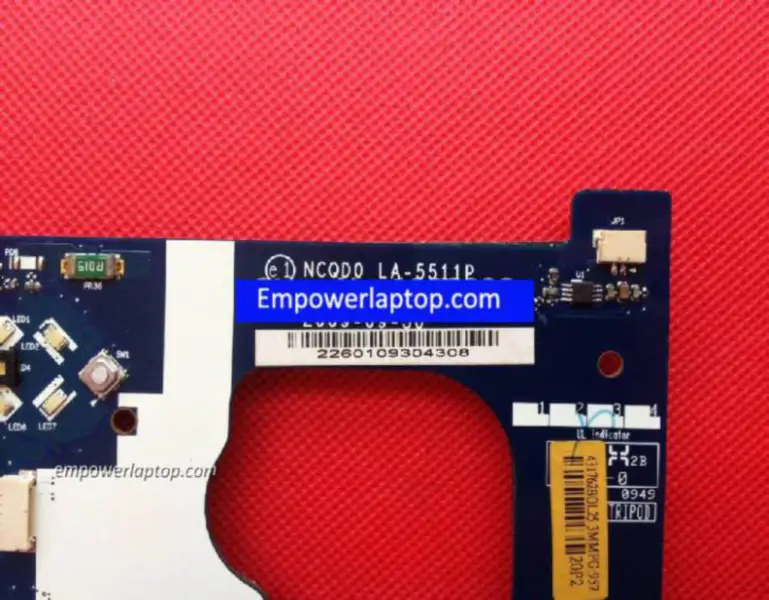 Acer 5942G NCQD0 LA-5511P alaplap