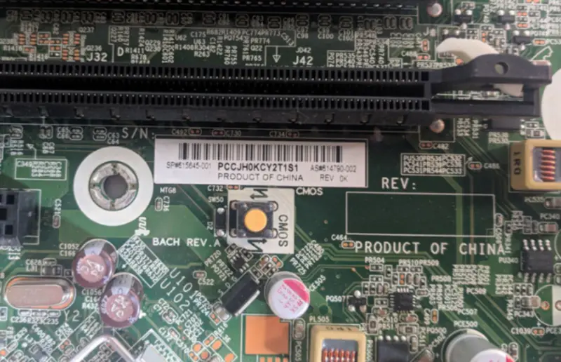 HP Z210 SFF 615645-001 614790-001 614790-001 614790-002 Alaplap