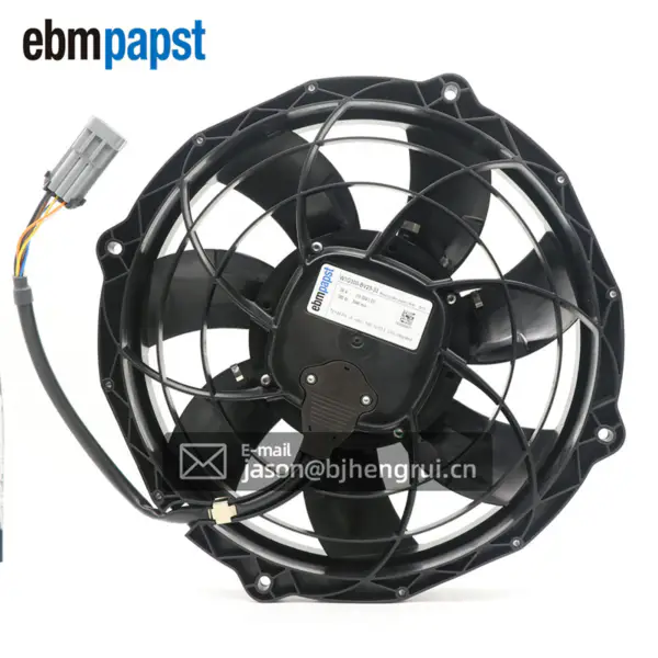 Ebm papst W3G300-BV25-33 W3G300-QX25-33 26VDC 380W EC hűtőventilátor autóipari klímaberendezéshez