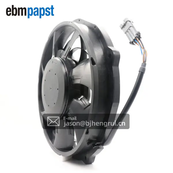 Ebm papst W3G300-BV25-33 W3G300-QX25-33 26VDC 380W EC hűtőventilátor autóipari klímaberendezéshez