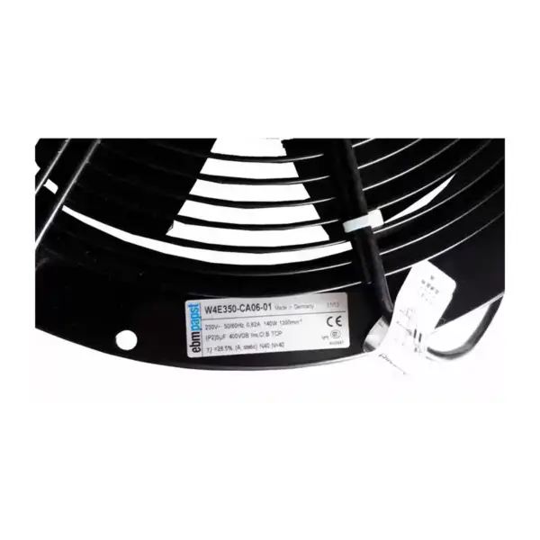 ebmpapst ventilátor W4E350-CA06-01 0.62A 140W 230V 350mm 1390 rpm axiális áramlású hűtőventilátor 0.62A 140W 230V 350mm 1390 rpm