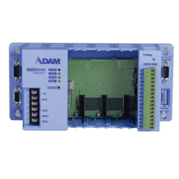Advantech ADAM-5510M-A2E 4 slotos PC-alapú vezérlő RS-485-tel