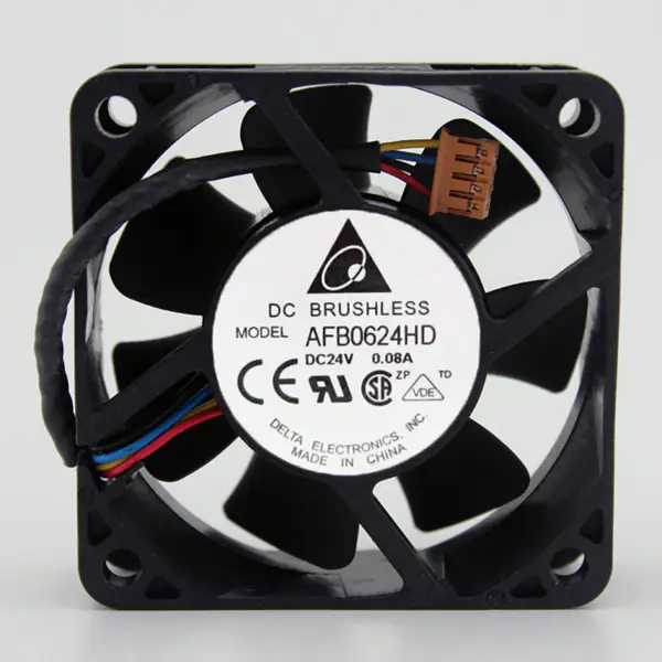 Delta DC hűtőventilátor AFB0624HD-R00 DC24V 60*60*25MM DC24V 60*60*25MM