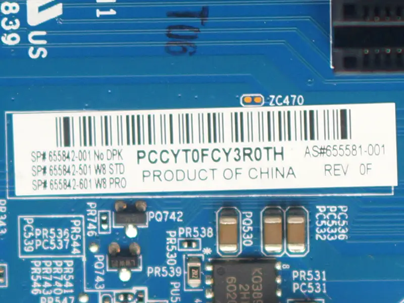 HP Z220 CMT 655842-001 655581-001 munkaállomás alaplapja