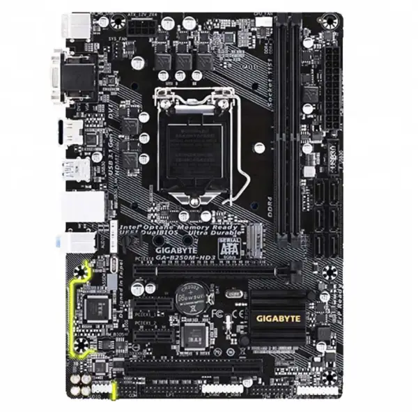 Gaming alaplap Gigabyte B250m-hd3-hoz Támogatja az I3 I5 I3-at