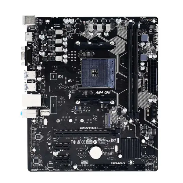 A520mh Biostar A520 alaplaphoz A520 Socket Am4 64gb Ddr4 M.2 Micro Atx 64gb Ddr4 M.2 Micro Atx