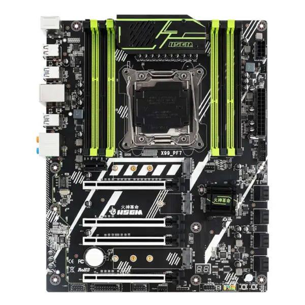 Hsgm X99-pf7 támogatás négycsatornás Ddr3/ddr4 X99 lapkakészletű szerver alaplap