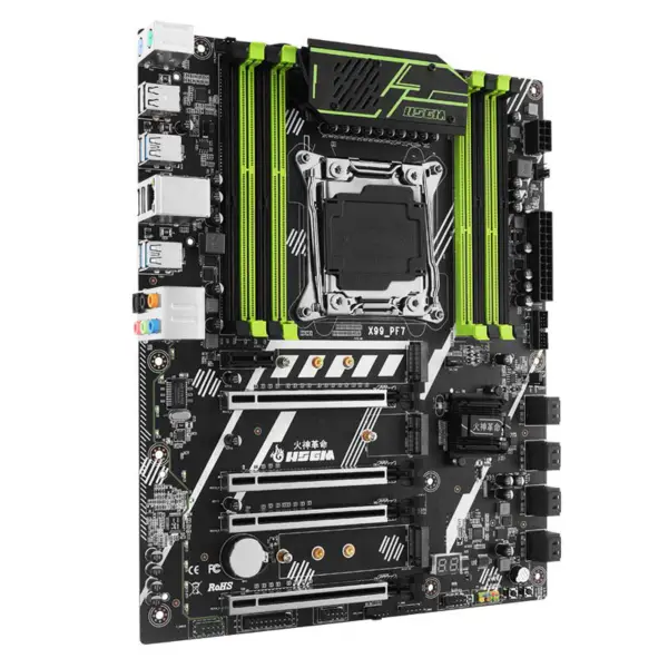 Hsgm X99-pf7 támogatás négycsatornás Ddr3/ddr4 X99 lapkakészletű szerver alaplap
