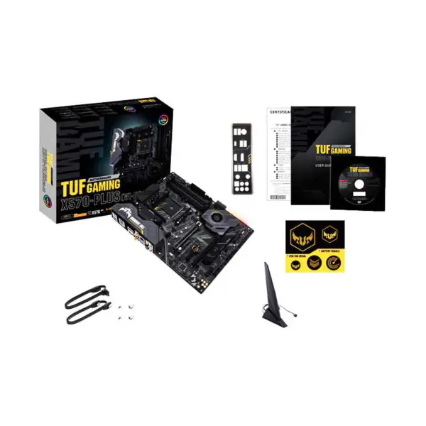 Tuf Gaming X570-plus Wi-fi támogatás Cpu 5700g/5800x/5900x és X570 Socket Am4 Gaming alaplap